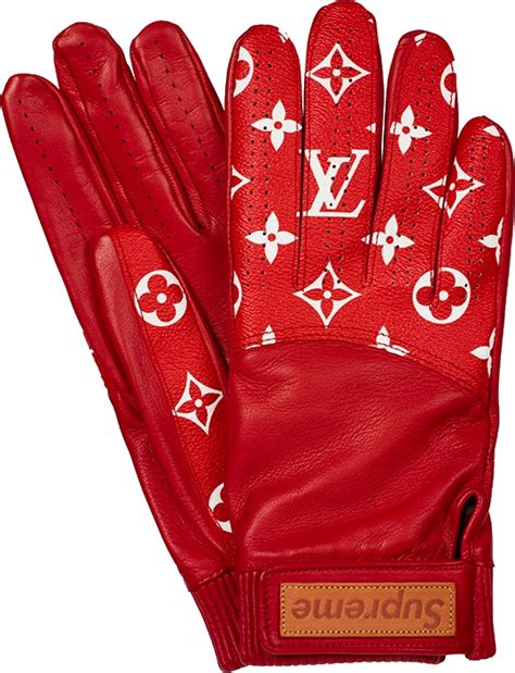 louis vuitton supreme football gloves|louis vuitton fingerless gloves.